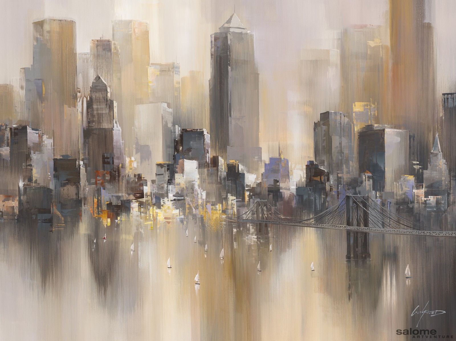 Artwork Manhatten Sailing 0023 Wilfred Lang