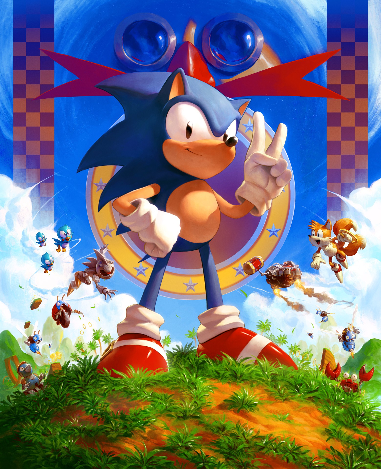 Sonic the Hedgehog Game Movie Kids Wall Decor / 3d Wallpaper / 