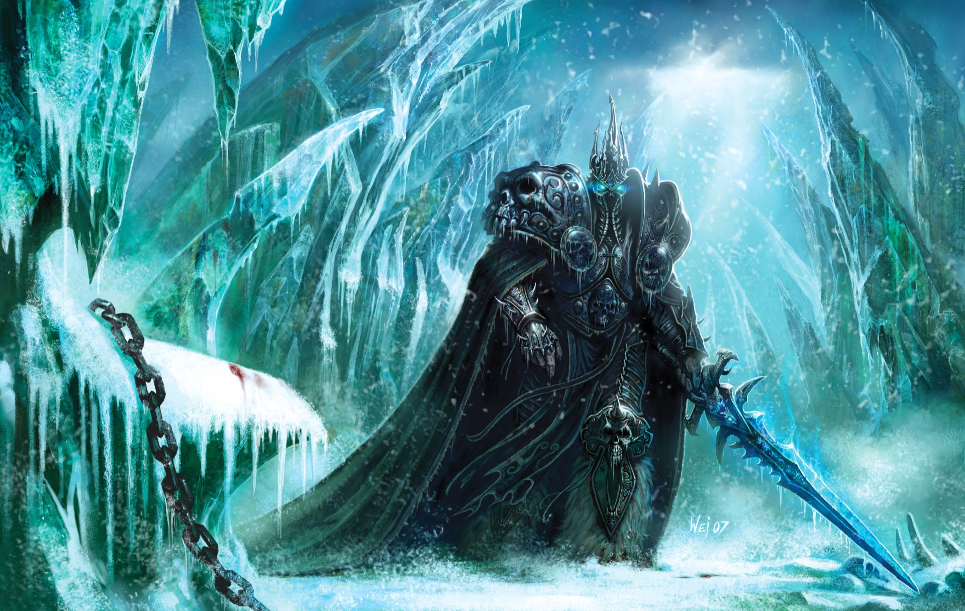 Artwork The Lich King, World of Warcraft, Blizzard Entertainment